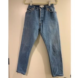 Re/Done High Rise Ankle Crop 26